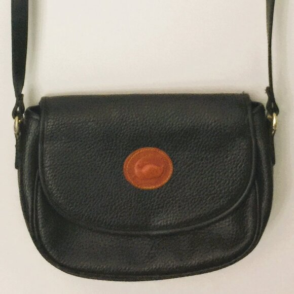 DOONEY AND BOURKE VINTAGE SADDLE/CROSSBODY BAG - Picture 1 of 5